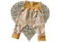 Preview: Babyhose Pumphose Handmade Design Savannenkids sand, Bündchen cognac